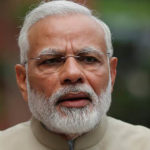 FILE PHOTO: India’s Prime Minister Narendra Modi arrives to cast his vote for the country’s next President at the Parliament House in New Delhi