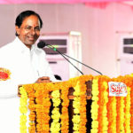 Gadwal: Telangana Chief Minister K Chandrasekhar Rao addresses a rally in Gadwal of Telangana on June 29, 2018. (Photo: IANS)