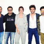 luka chuppi cast_delhi promotions