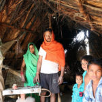 Ghurphekkal (left) with his gas cylinder and burner.