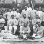 The Parsee team of 1866, the first Indian cricket team to tour England.