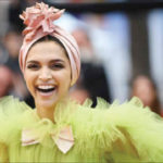 Deepika Padukone in a Giambattista Valli gown at Cannes.