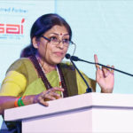 Roopa Ganguly, Member of Parliament, at the inaugural event in Delhi.