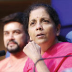 Union Finance Minister Nirmala Sitharaman addresses a press conference in New Delhi after presenting the Union Budget 2019 on Friday. IANS