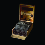 An undated photo provided by the Science Museum in London shows the Enigma machine, which was used to encrypt German communications in World War II. (The Science Museum, London via The New York Times)