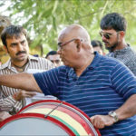 Satish Kaushik and Pankaj Tripathi on the set of their upcoming film, Kaagaz.