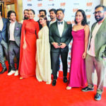 Geetu Mohandas with her cast at TIFF (2)