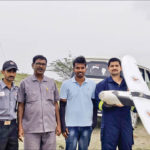 Members of the Bengaluru-based startup, Skylark Drones.