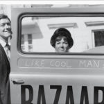 Mary Quant and Alexander Plunket Greene, photograph by John Cowan, 1960. Courtesy of Terence Pepper Collection. © John Cowan Archive.