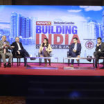 (L-R) Rajeev Talwar, CEO, DLF;Samir Jasuja,CEO,PropEquity;Gauri Dwivedi,NewsX;Mohammad Athar,Partner,PWC;Kishore Desai,Director,NIIF;R.C Sharma,RERA,Rajasthan copy