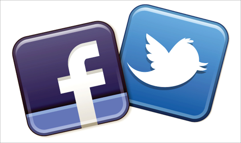 social network facebook twitter