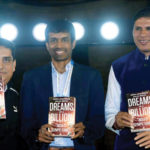 Gopichand at Boria Majumdar’s book release in Delhi.