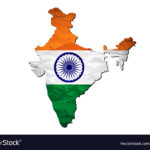 india-flag-map