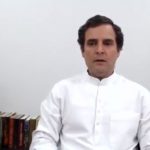 New Delhi: Congress leader Rahul Gandhi addresses a special party briefing via video conferencing in New Delhi during the fourth phase of the nationwide lockdown imposed to mitigate the spread of coronavirus, on May 26, 2020. (Photo: IANS)