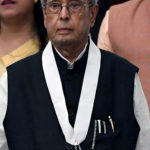 Pranab Mukherjee after receiving ‘Bharat Ratna’ from President Ram Nath Kovind at Rashtrapati Bhavan