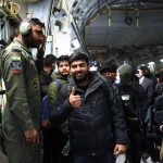 IAF C-17 aircraft carrying 200 Indian nationals from Bucharest arrives at Hindon Air Force Station