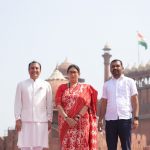 Red Fort Festival inaugration – Puneet Dalmia with Smriti Irani