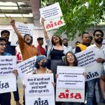 AISA supporters protest against the Agnipath Recruitment Scheme