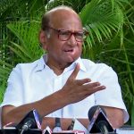 Sharad Pawar addresses a press conference