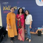 Sunita Bhuyan performing at a corporate wellness event