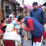 Manoj Tiwari holds an election campaign for MCD elections