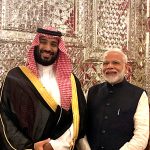 Prime Minister Narendra Modi meets the Crown Prince of Saudi Arabia