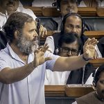 Rahul Gandhi speaks in the Lok Sabha during the Budget Session of Parliament