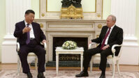 Chinese President Xi Jinping meets Russian President Vladimir Putin