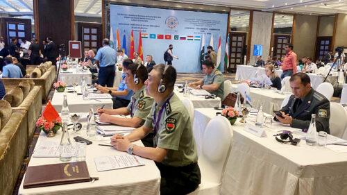 Representatives from China and Pakistan Army participating in SCO workshop on HADR in New Delhi