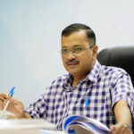 Arvind Kejriwal chairs a review meeting with the Labor Department