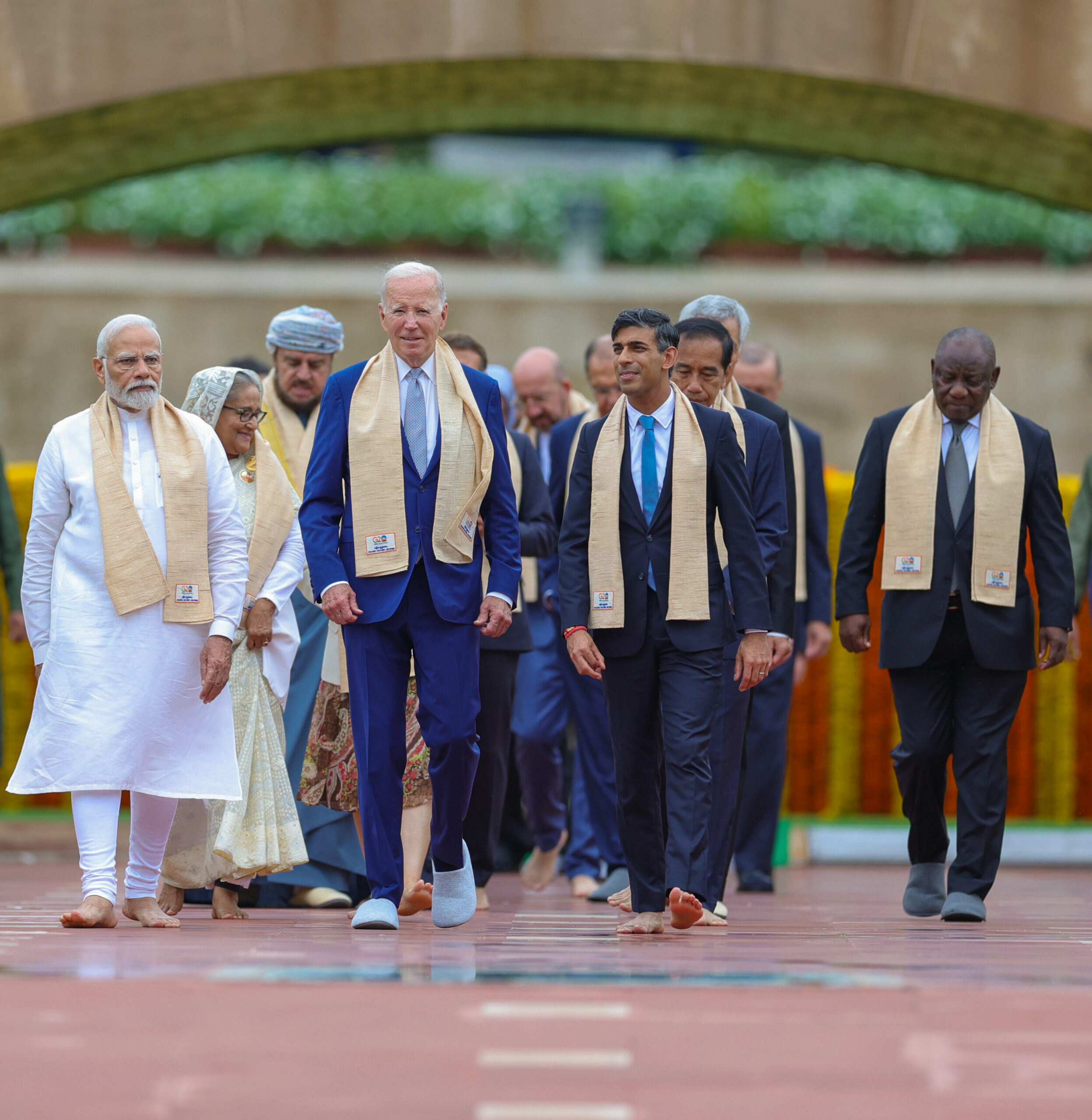 Ověřte Xi, styl G20 v Dillí