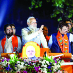 PM Modi roadshow in Mumbai, Maharashtra