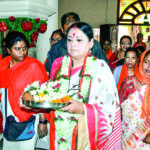 Medinipur BJP candidate Agnimitra Paul visits the Ram Mandir before filing her nomination papers