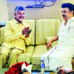 DMK President MK Stalin meets with TDP Chief N Chandrababu Naidu