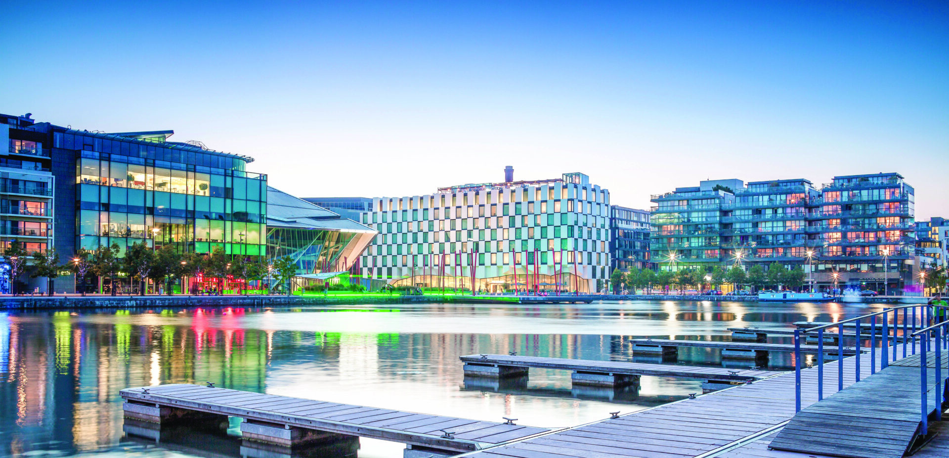 Discover a hidden gem in the Irish capital overlooking the water in the revitalized Silicone Docks.