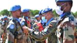 Medal Day Parade for award of United Nation Peace Medals for Indian Battalion at UNIFIL, in Naqoura on 22 Aug, 2021. ANI