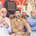 Jammu and Kashmir National Conference (JKNC) Chief Farooq Abdullah addresses a public rally ahead of the Jammu and Kashmir Assembly elections, at Waskura in Ganderbal, on September 16, 2024. (ANI)