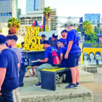 Music being played at Hostages’ Square in Tel Aviv.All photographs: Joyeeta Basu