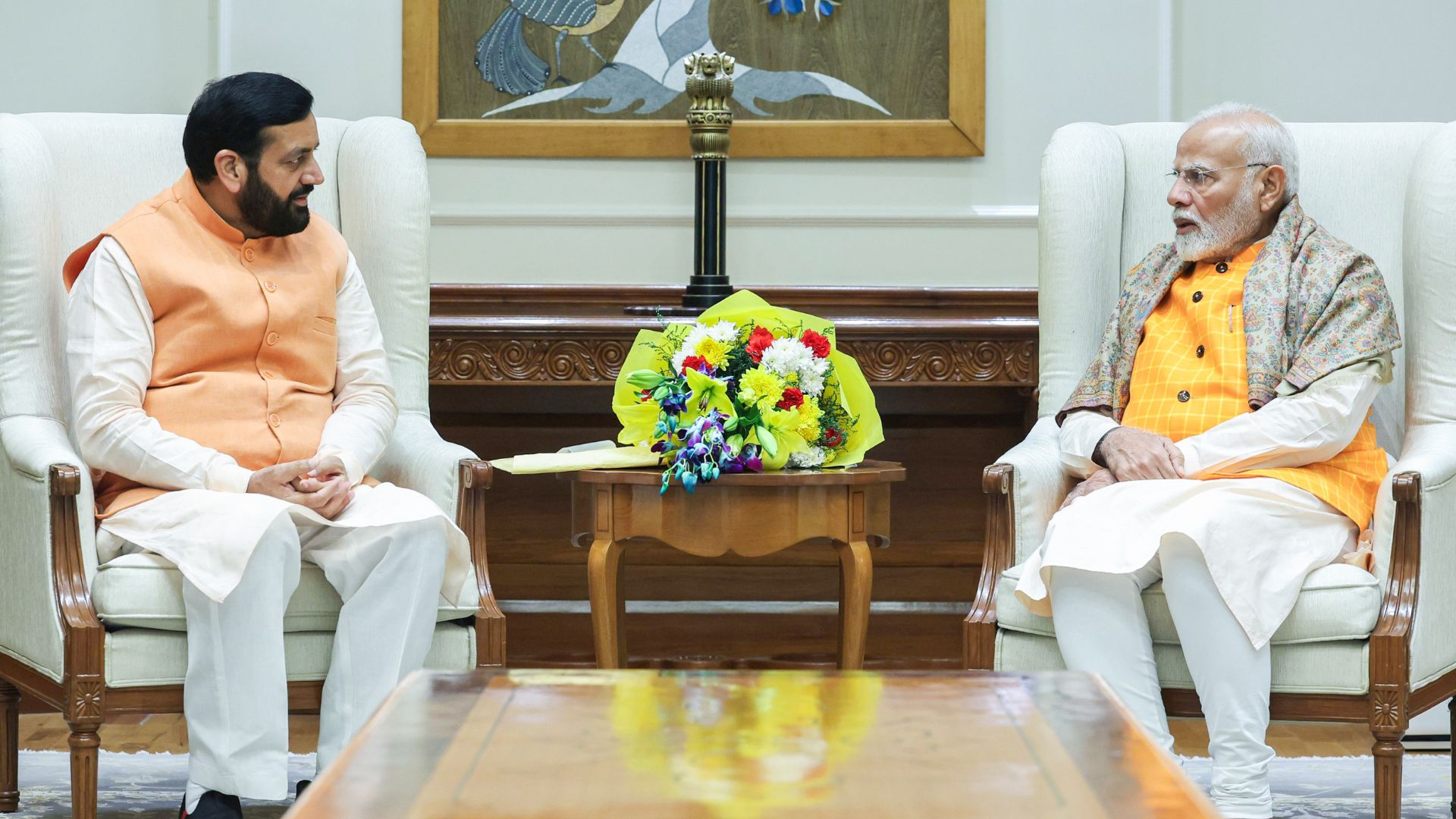 Haryana CM meets PM Modi, discusses development