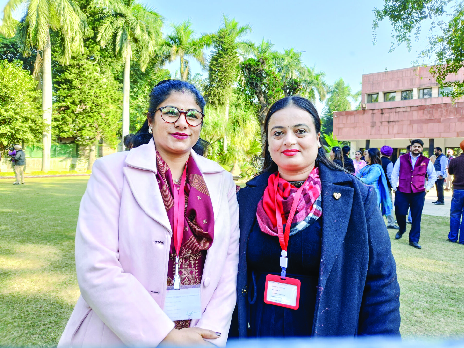 Punjab primary school teachers at Punjab Bhawan, in New Delhi on October 18. ANI