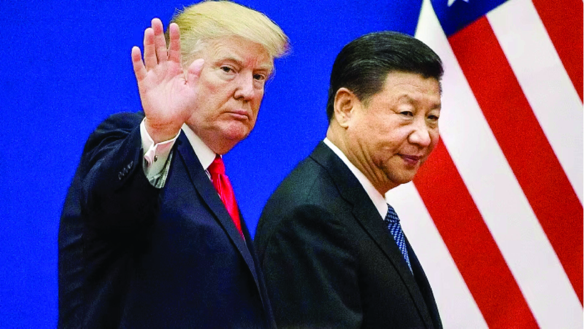 Donald Trump with Xi Jinping