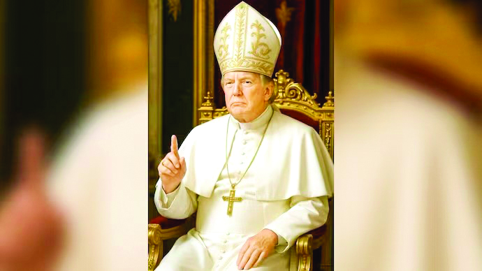 Trump posts AI photo evokes backlash praise on social media