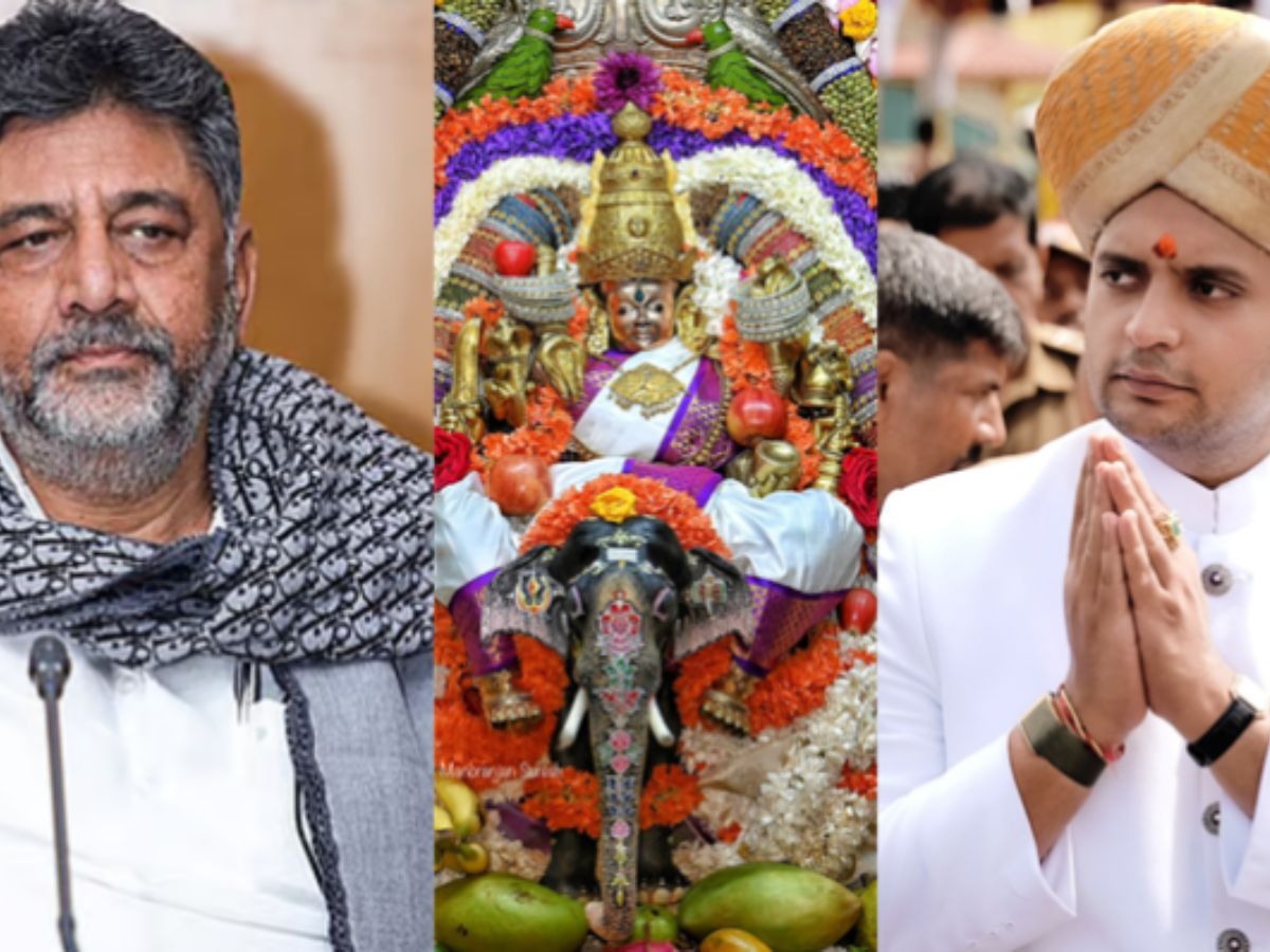 Karnataka government acc used of politicking over Dasara and Chamundeshwari temple