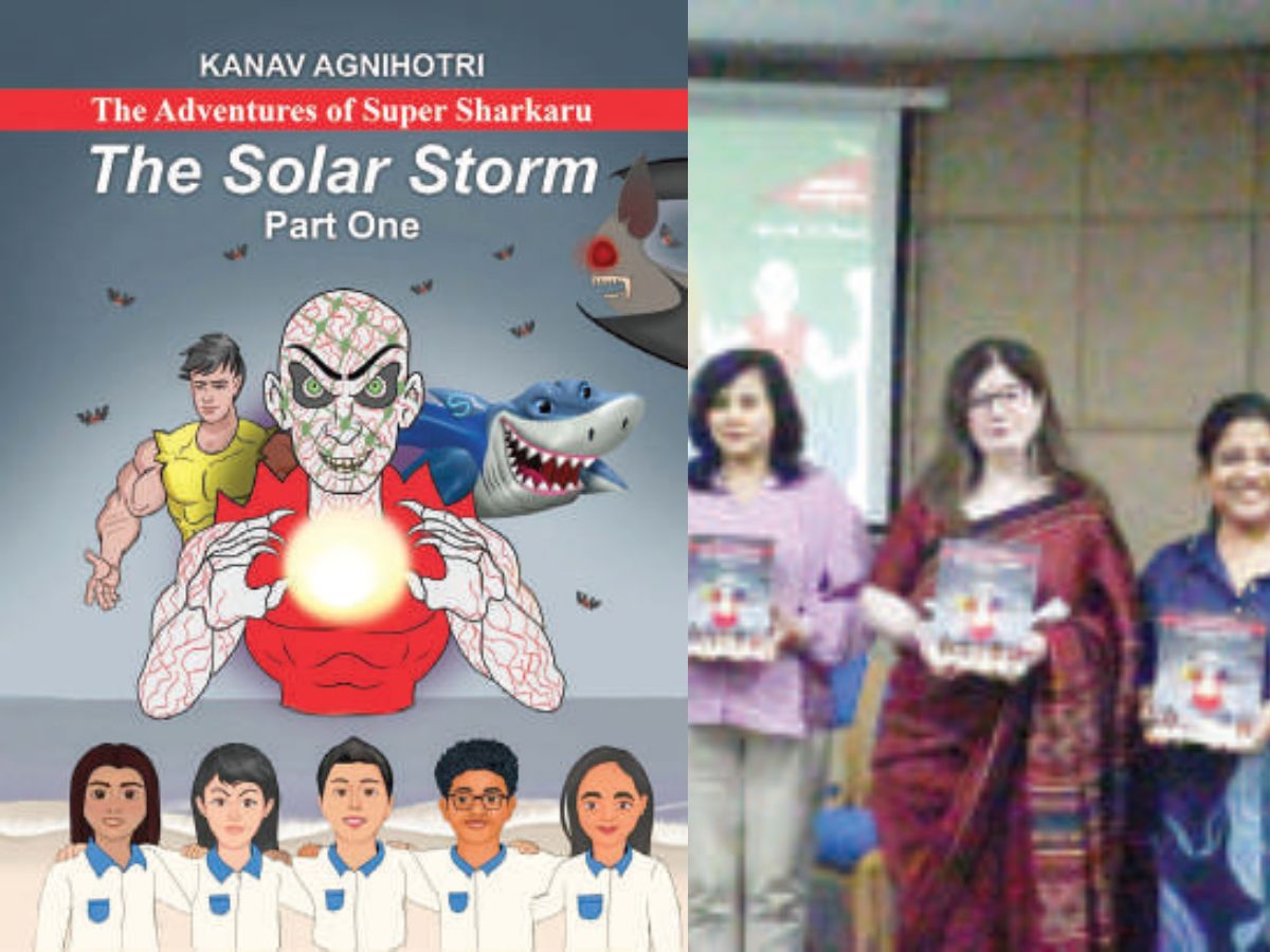 Graphic novel, ‘The Adventures of Super Sharkaru: The Solar Storm’ launched