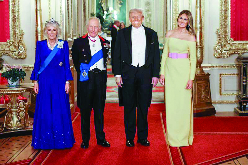 Trump’s UK visit coincides with Robinson’s rally