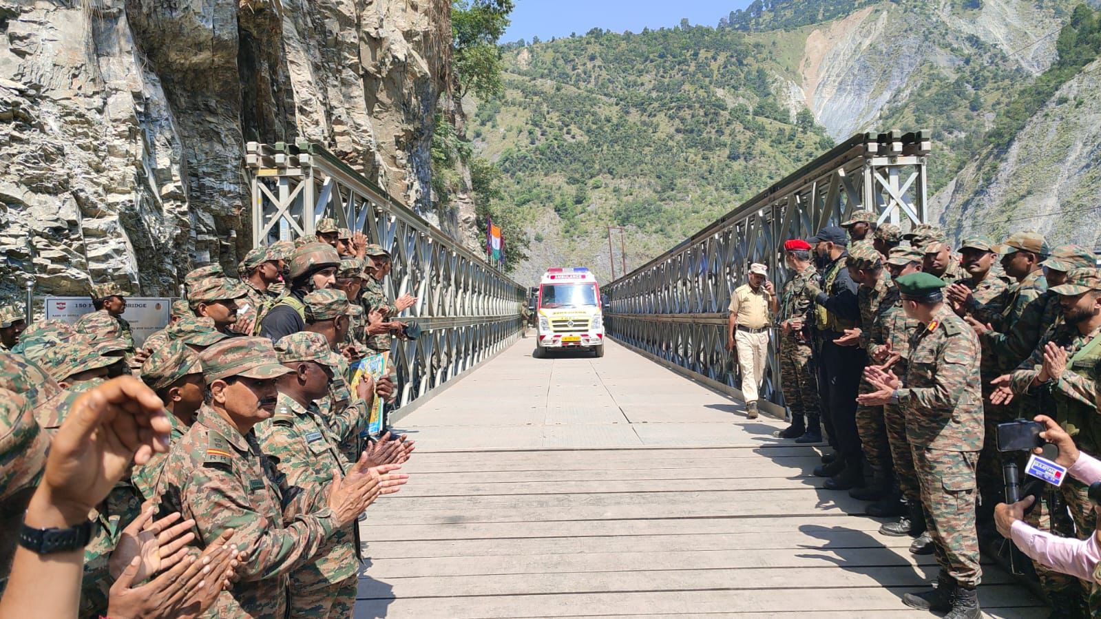 Indian Army Restores Vital Road Connectivity in Ramban With Launch of 150-Foot Reinforced Maitra Bridge