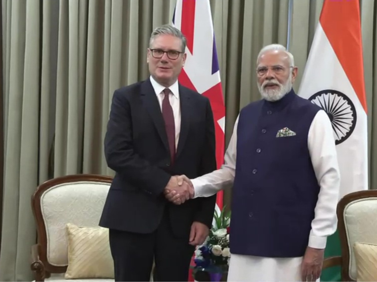 UK PM Keir Starmer meets PM Modi in Mumbai