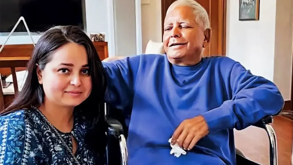 Three of Lalu Prasad Yadav’s daughter leave the Patna residence