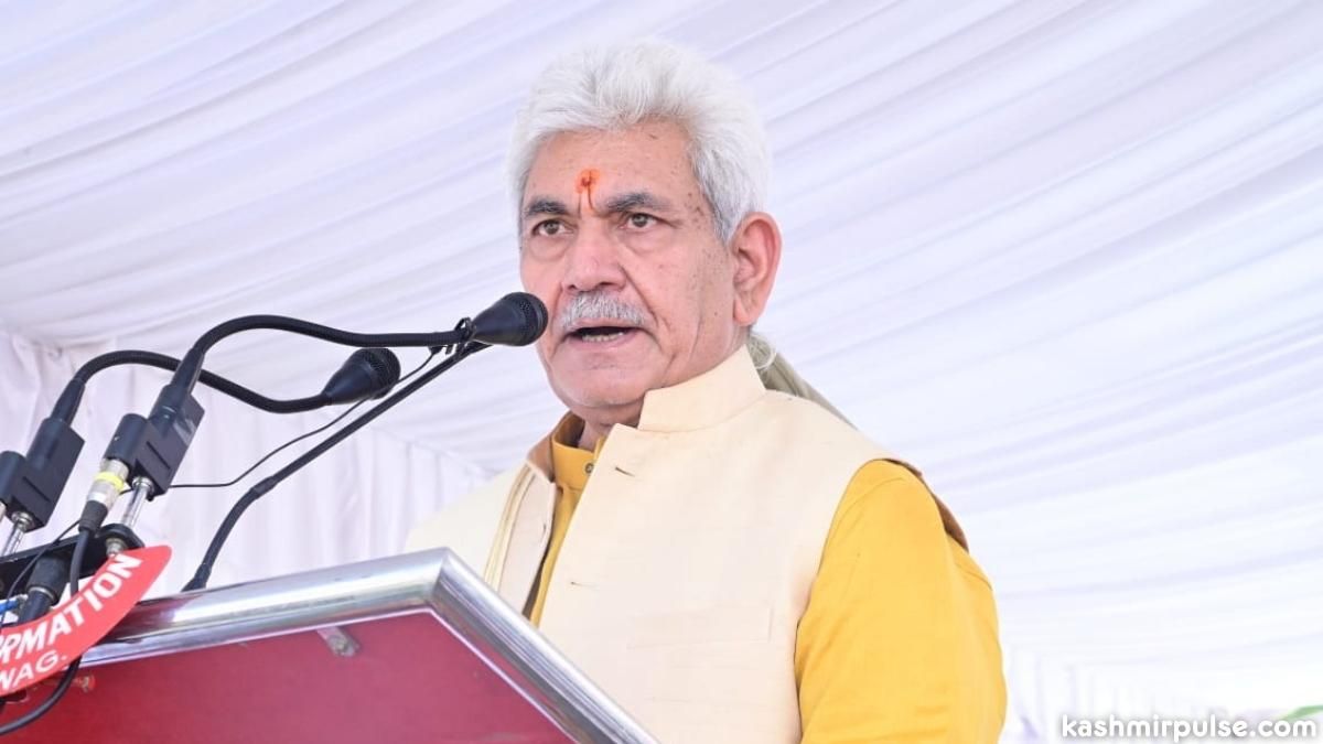 Jammu and Kashmir LG Manoj Sinha’s