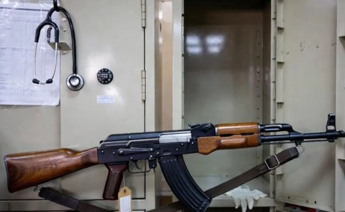 Authorities recover explosives and AK-47